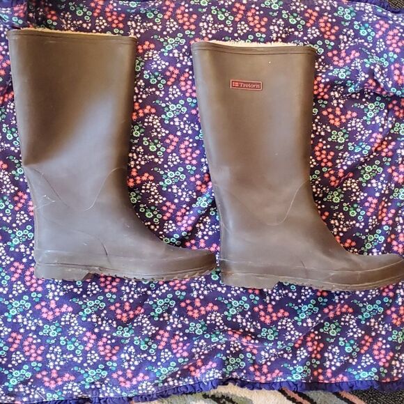 Tretorn rubber boots muckers. Fleece lined - Picture 2 of 12